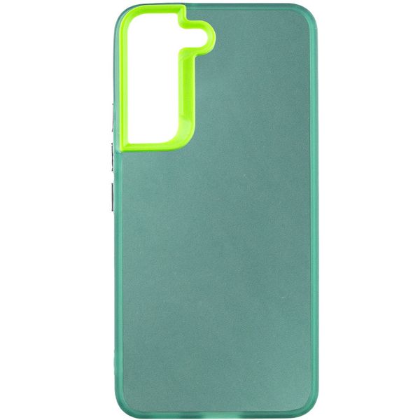 TPU+PC чохол Magic glow with protective edge для Samsung Galaxy S22 Green (264339) 264339 фото