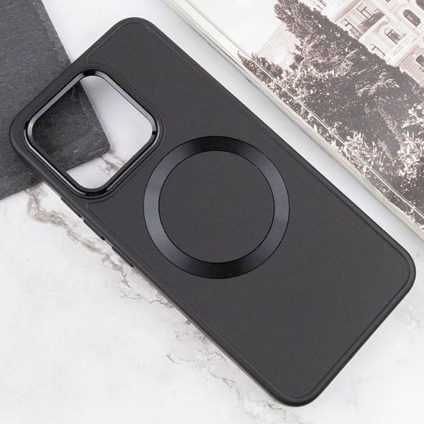 TPU чехол Bonbon Metal Style with MagSafe для Xiaomi 13 Черный / Black (258689) 258689 фото