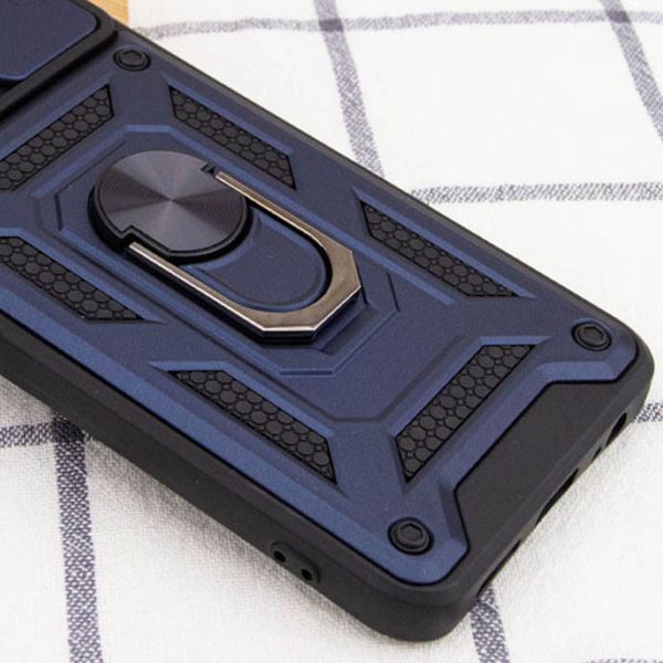 Ударостійкий чохол Camshield Serge Ring for Magnet для Xiaomi 13 Lite Синій (250086) 250086 фото