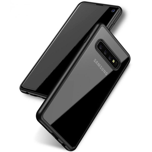 TPU чехол iPaky Bright Series для Samsung Galaxy S10+ Черный (96320) 96320 фото