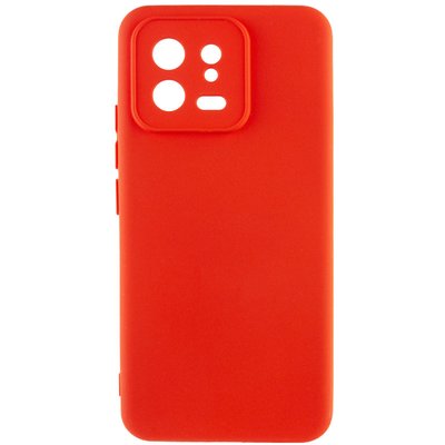Чохол Silicone Cover Lakshmi Full Camera (A) для Xiaomi 13 Червоний / Red (248204) 248204 фото