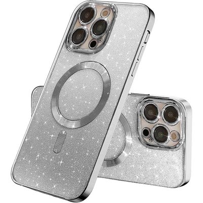 TPU чохол Delight case with MagSafe з захисними лінзами на камеру для Apple iPhone 13 Pro (6.1") Сірий / Gray (261373) 261373 фото