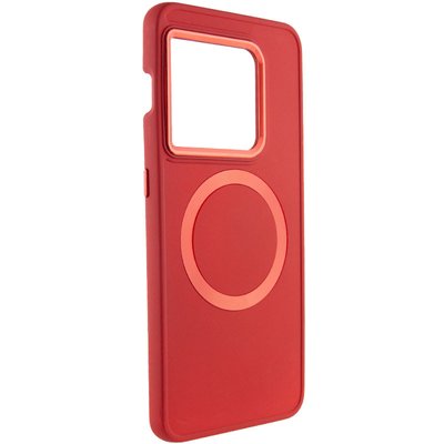 TPU чохол Bonbon Metal Style with MagSafe для OnePlus 10 Pro Червоний / Red (258514) 258514 фото