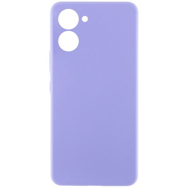 Чохол Silicone Cover Lakshmi Full Camera (AAA) для Realme C33 Бузковий / Dasheen (263809) 263809 фото