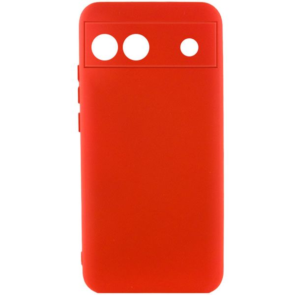 Чохол Silicone Cover Lakshmi Full Camera (A) для Google Pixel 6a Червоний / Red (263370) 263370 фото