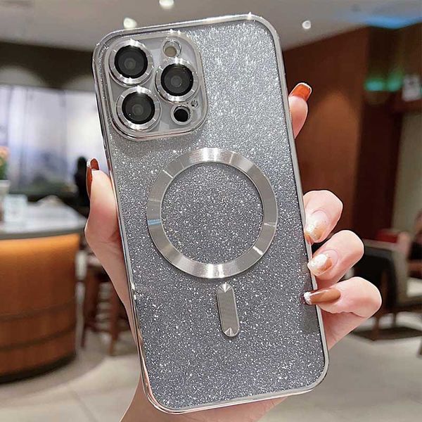 TPU чохол Delight case with MagSafe з захисними лінзами на камеру для Apple iPhone 13 Pro (6.1") Сірий / Gray (261373) 261373 фото