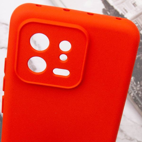 Чохол Silicone Cover Lakshmi Full Camera (A) для Xiaomi 13 Червоний / Red (248204) 248204 фото