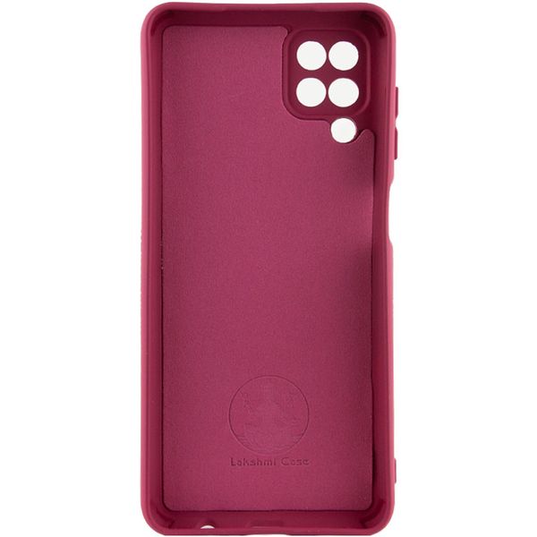 Чохол Silicone Cover Lakshmi Full Camera (A) для Samsung Galaxy A12 Бордовий / Marsala (212674) 212674 фото