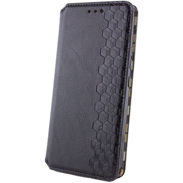 Шкіряний чохол книжка GETMAN Cubic (PU) для Samsung Galaxy S23 FE Чорний (268128) 268128 фото