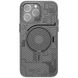 Чехол M-Tech Carbon soft touch with Magnetic Safe для Apple iPhone 12 Pro / 12 (6.1") Grey (292066) 292066 фото 1