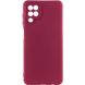 Чохол Silicone Cover Lakshmi Full Camera (A) для Samsung Galaxy A12 Бордовий / Marsala (212674) 212674 фото 1