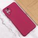 Чохол Silicone Cover Lakshmi Full Camera (A) для Samsung Galaxy A12 Бордовий / Marsala (212674) 212674 фото 4