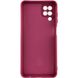 Чохол Silicone Cover Lakshmi Full Camera (A) для Samsung Galaxy A12 Бордовий / Marsala (212674) 212674 фото 2