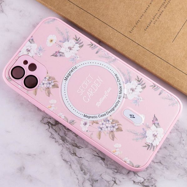 TPU+PC чохол Secret Garden with MagSafe для Apple iPhone 12 Pink (267453) 267453 фото