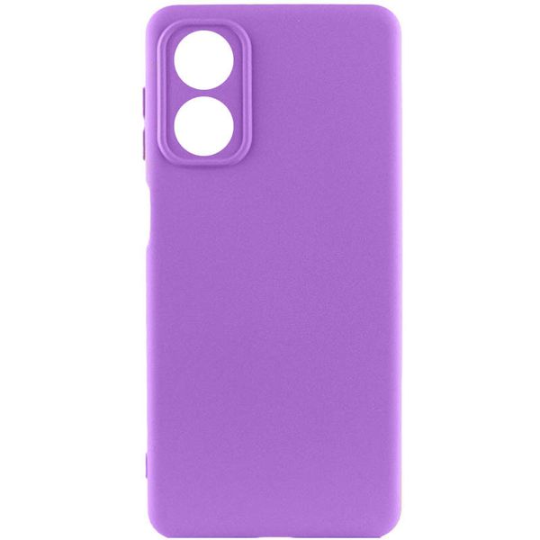 Чохол Silicone Cover Lakshmi Full Camera (A) для Oppo A17 Фіолетовий / Purple (252279) 252279 фото