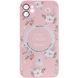 TPU+PC чохол Secret Garden with MagSafe для Apple iPhone 12 Pink (267453) 267453 фото 1