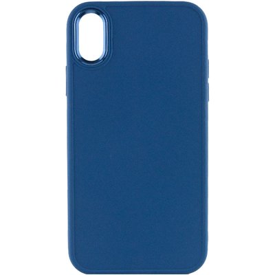 TPU чохол Bonbon Metal Style для для Apple iPhone XS Max (6.5") Синій / Denim Blue (215475) 215475 фото