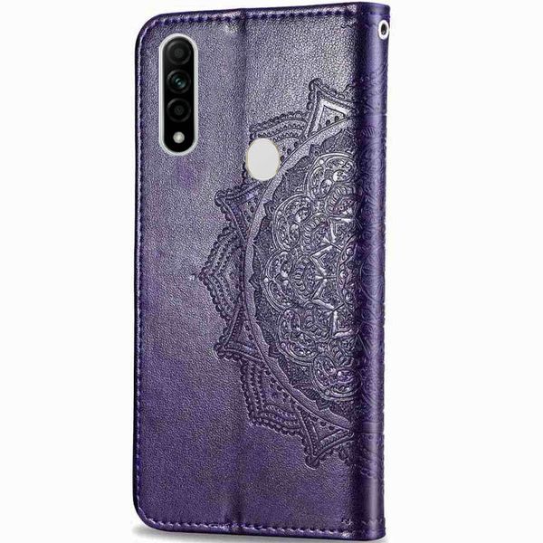 Шкіряний чохол (книжка) Art Case з візитницею для Oppo A31 Фіолетовий (135939) 135939 фото