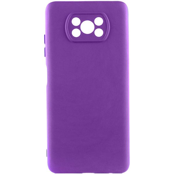 Чохол Silicone Cover Lakshmi Full Camera (A) для Xiaomi Poco X3 Pro Фіолетовий / Purple (212515) 212515 фото