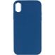 TPU чохол Bonbon Metal Style для для Apple iPhone XS Max (6.5") Синій / Denim Blue (215475) 215475 фото 1