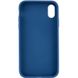 TPU чохол Bonbon Metal Style для для Apple iPhone XS Max (6.5") Синій / Denim Blue (215475) 215475 фото 3