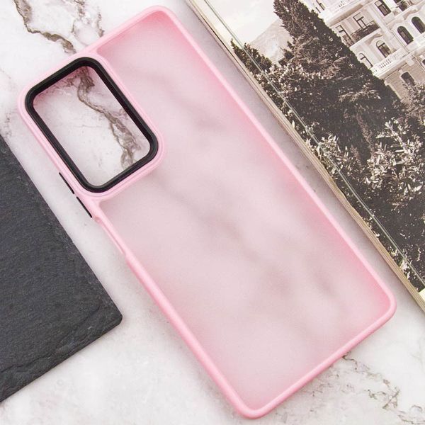 Чохол TPU+PC Lyon Frosted для Xiaomi Redmi Note 10 Pro Pink (255022) 255022 фото