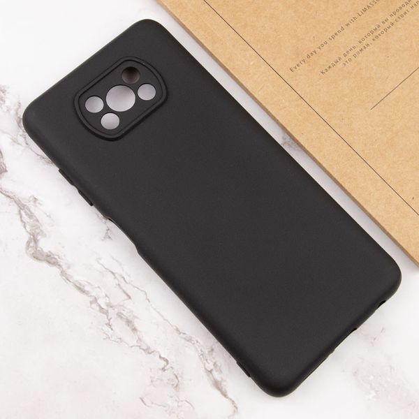 Чохол Silicone Cover Lakshmi Full Camera (A) для Xiaomi Poco X3 Pro Чорний / Black (212516) 212516 фото