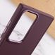 TPU чохол Bonbon Metal Style для для Samsung Galaxy S24 Ultra Бордовий / Plum (269935) 269935 фото 5