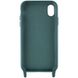 Чохол Cord case з довгим кольоровим ремінцем для Apple iPhone XS (5.8") Зелений / Forest green (224954) 224954 фото 3