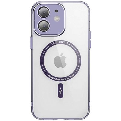 TPU+PC чохол Fullcolor with Magnetic Safe для Apple iPhone 12 Purple (258230) 258230 фото
