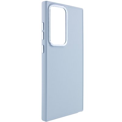 TPU чохол Bonbon Metal Style для для Samsung Galaxy S24 Ultra Блакитний / Mist blue (269936) 269936 фото