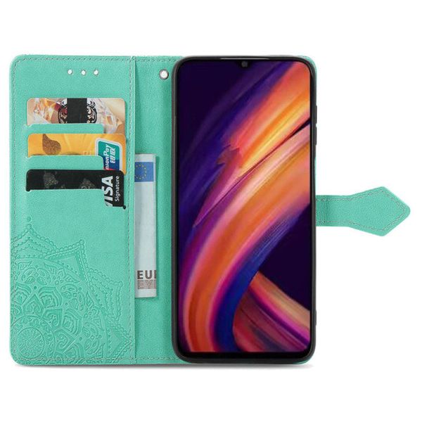 Шкіряний чохол (книжка) Art Case з візитницею для Samsung Galaxy M34 5G Бірюзовий (258811) 258811 фото