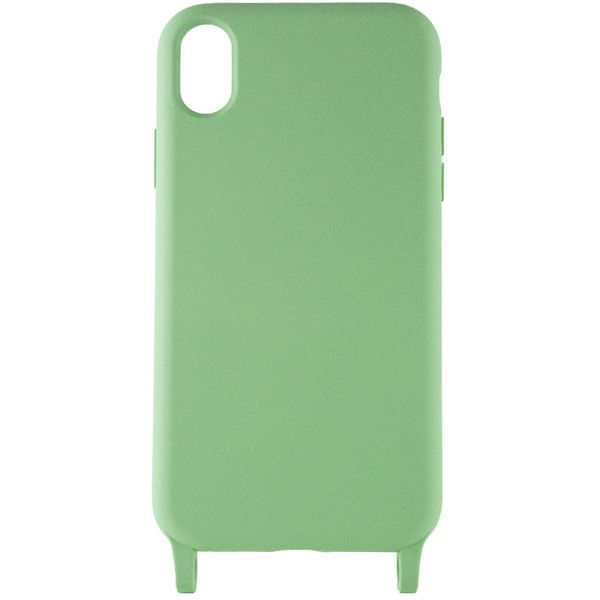 Чохол Cord case з довгим кольоровим ремінцем для Apple iPhone XS (5.8") Зелений / Pistachio (224955) 224955 фото