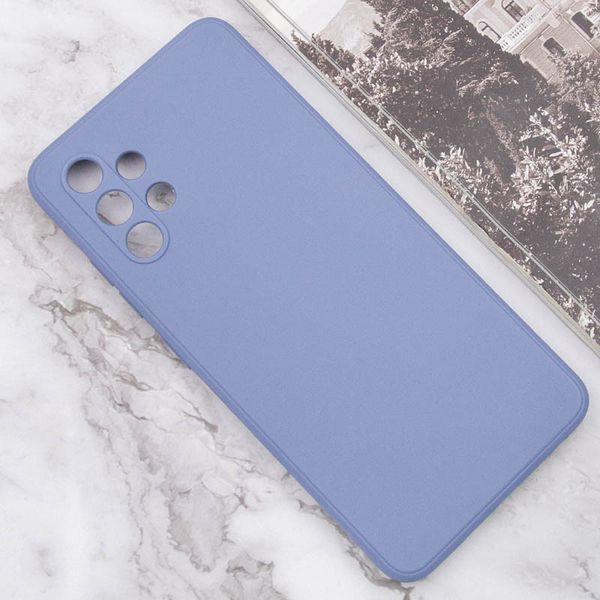 Силіконовий чохол Candy Full Camera для Samsung Galaxy A32 (A326B) 5G Блакитний / Mist blue (255540) 255540 фото