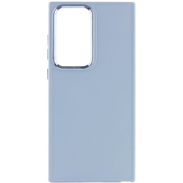 TPU чохол Bonbon Metal Style для для Samsung Galaxy S24 Ultra Блакитний / Mist blue (269936) 269936 фото