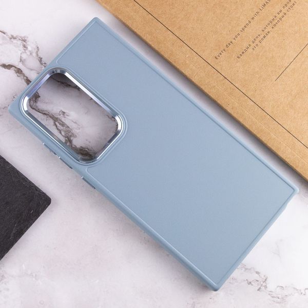 TPU чохол Bonbon Metal Style для для Samsung Galaxy S24 Ultra Блакитний / Mist blue (269936) 269936 фото