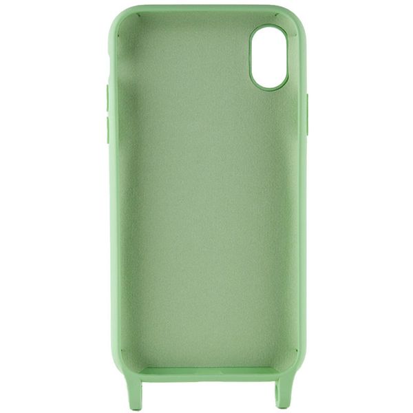 Чохол Cord case з довгим кольоровим ремінцем для Apple iPhone XS (5.8") Зелений / Pistachio (224955) 224955 фото