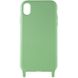 Чохол Cord case з довгим кольоровим ремінцем для Apple iPhone XS (5.8") Зелений / Pistachio (224955) 224955 фото 2