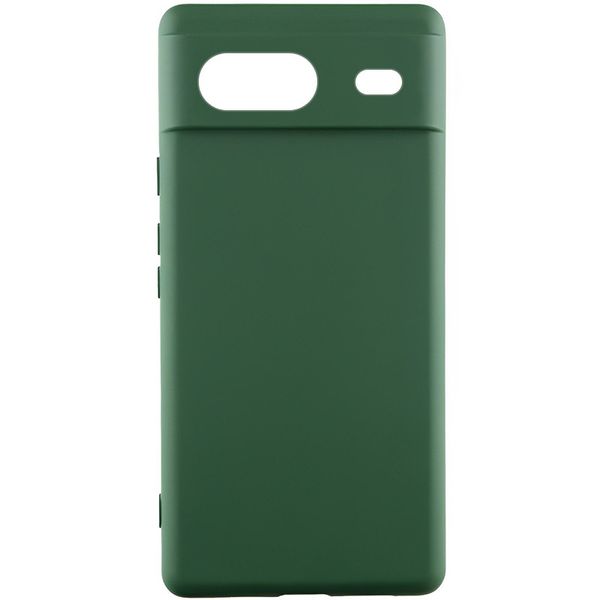 Чохол Silicone Cover Lakshmi (A) для Google Pixel 7 Зелений / Dark green (267010) 267010 фото