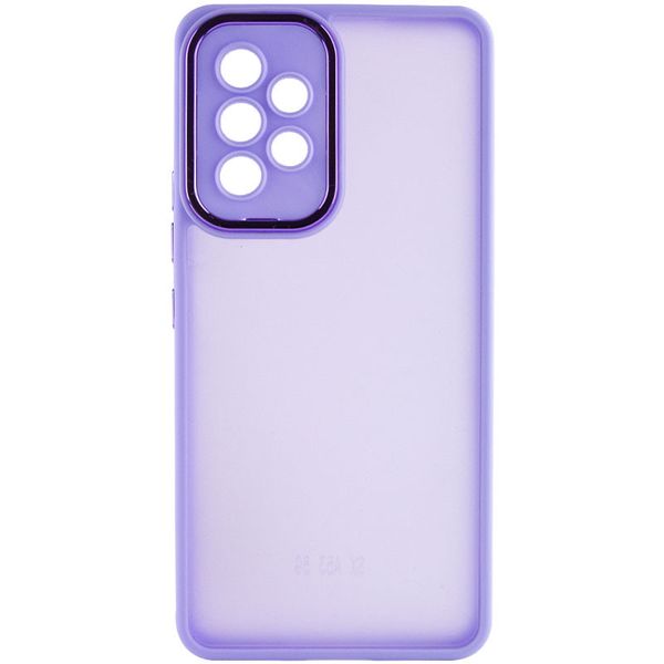 TPU+PC чохол Accent для Samsung Galaxy A32 (A325F) 4G White / Purple (227082) 227082 фото