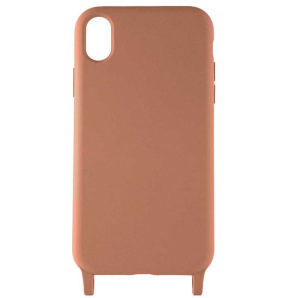 Чохол Cord case з довгим кольоровим ремінцем для Apple iPhone XS (5.8") Коричневий (224956) 224956 фото