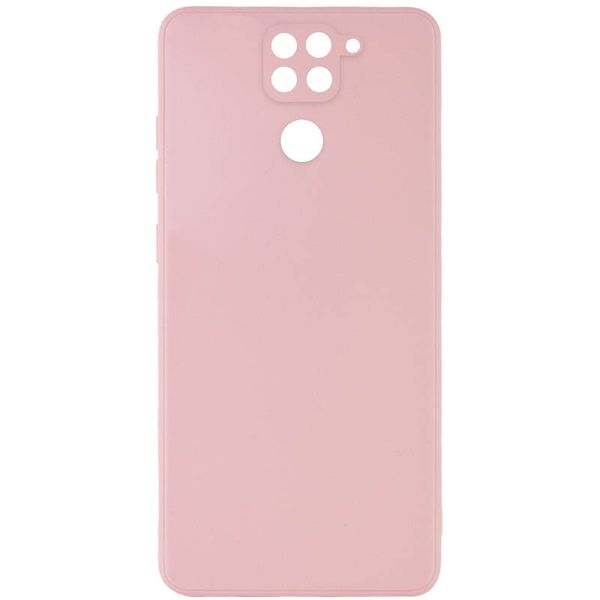 Силіконовий чохол Candy Full Camera для Xiaomi Redmi Note 9 Рожевий / Pink Sand (259099) 259099 фото