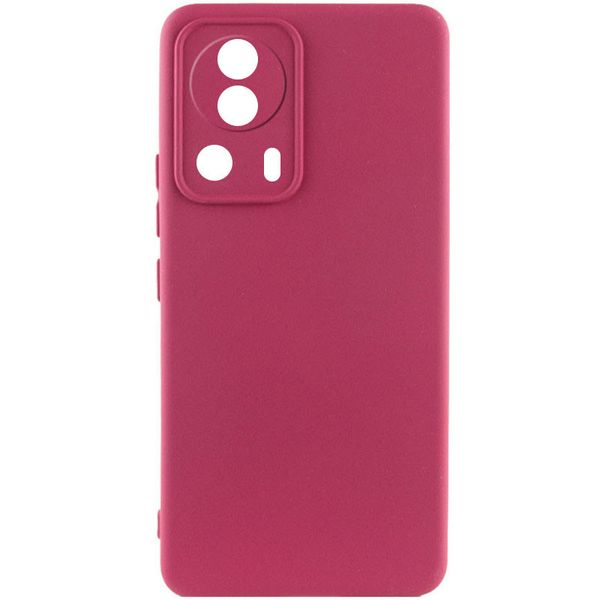 Чохол Silicone Cover Lakshmi Full Camera (A) для Xiaomi 13 Lite Бордовий / Marsala (248214) 248214 фото