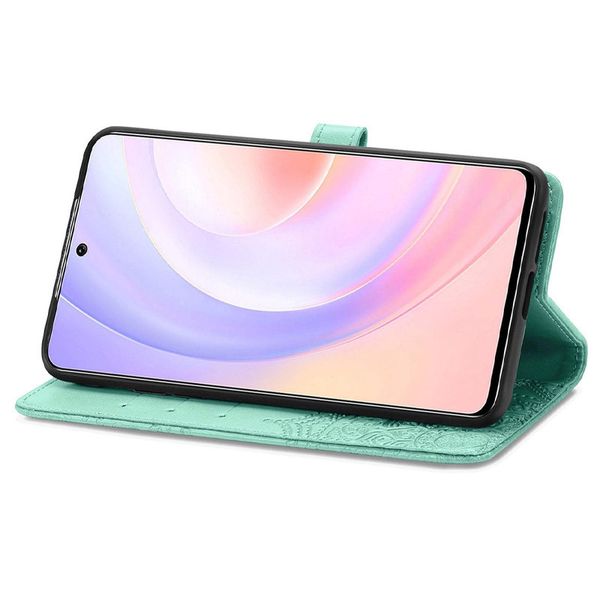 Шкіряний чохол (книжка) Art Case з візитницею для Samsung Galaxy A52 5G Бірюзовий (161751) 161751 фото