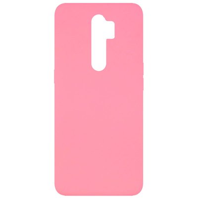 Чохол Silicone Cover Full without Logo (A) для Oppo A5 (2020) Рожевий / Pink (153359) 153359 фото