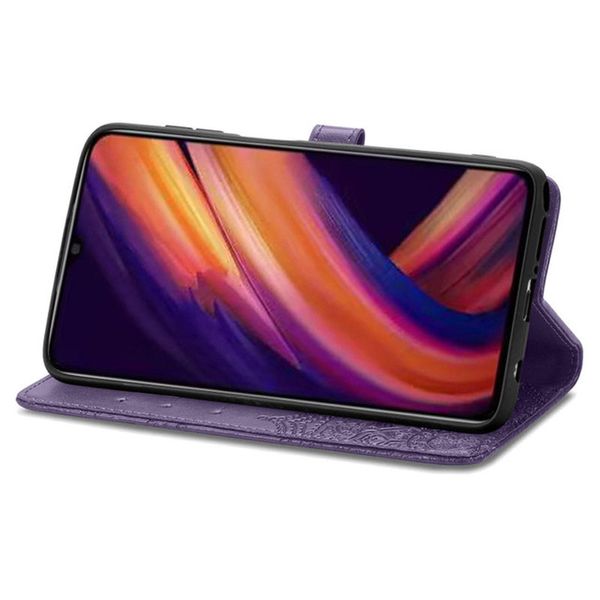 Шкіряний чохол (книжка) Art Case з візитницею для Samsung Galaxy M34 5G Фіолетовий (258815) 258815 фото