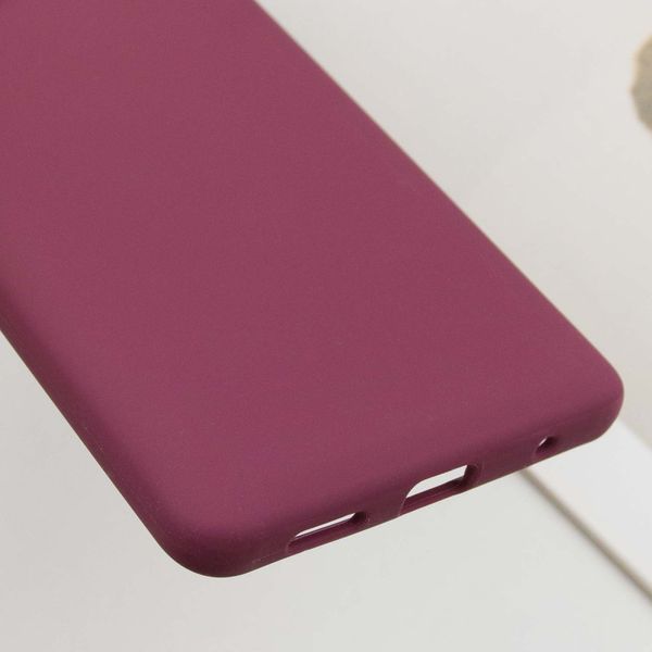 Чохол Silicone Cover Lakshmi Full Camera (AAA) для Xiaomi Redmi Note 11 Pro (Global) Бордовий / Plum (253007) 253007 фото