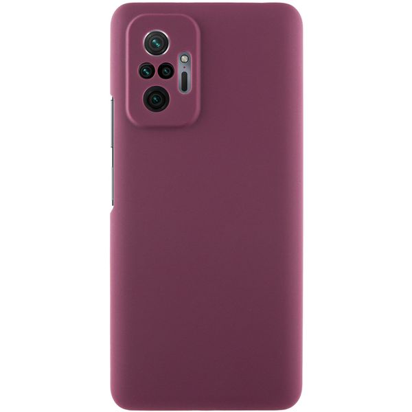 Чохол Silicone Cover Lakshmi Full Camera (AAA) для Xiaomi Redmi Note 11 Pro (Global) Бордовий / Plum (253007) 253007 фото