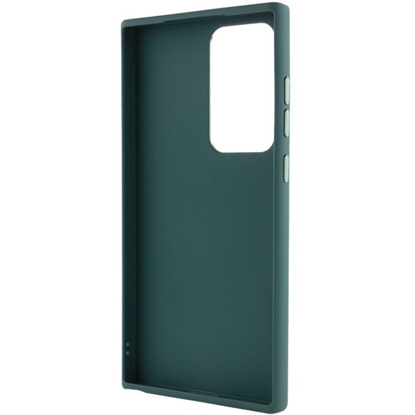 TPU чохол Bonbon Metal Style для для Samsung Galaxy S24 Ultra Зелений / Pine green (269938) 269938 фото