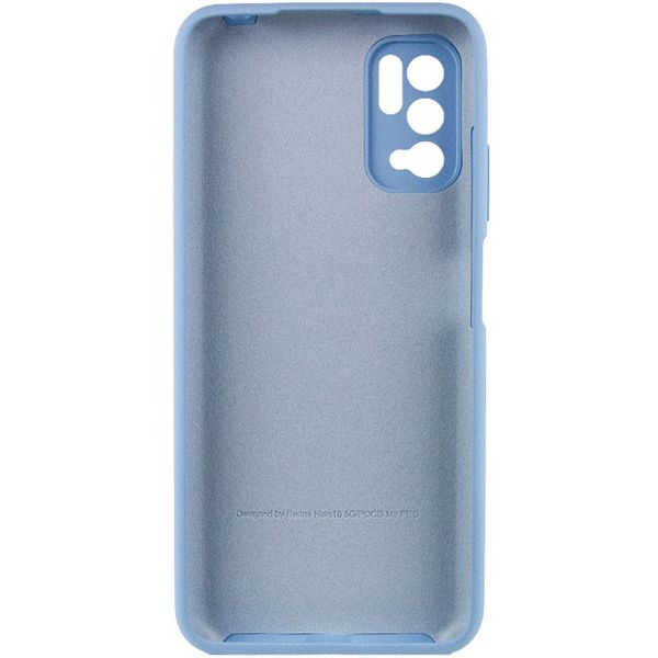 Чохол Silicone Cover Full Camera (AA) для Xiaomi Redmi Note 10 5G Блакитний / Lilac Blue (187981) 187981 фото